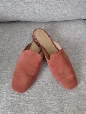 Tory Burch Carlotte Suede Leather Mule